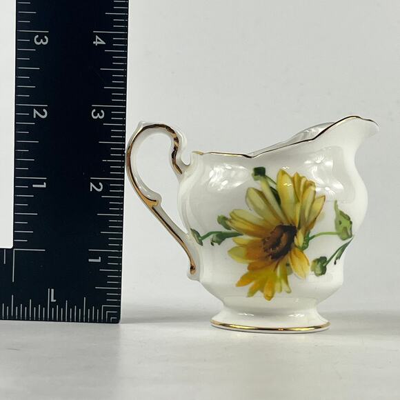 Paragon Brown Eyed Susan Creamer & Sugar Bowl Set Fine Bone China England Floral - Picture 11 of 16